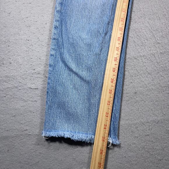 Madewell The Perfect Vintage Jean Women 26 Distressed Crop High Rise‎ Raw Hem - Picture 3 of 11